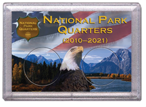 National Park Quarters Frosty Case ( 2 Quarter ) - Bald Eagle