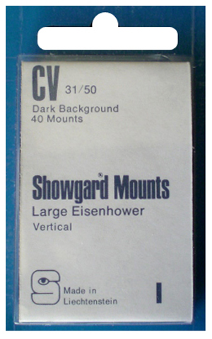 Showgard Stamp Mounts - CV 31/50 - Black