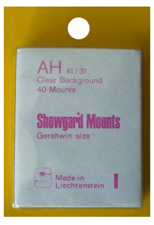 Showgard Stamp Mounts - AH 41/31 - Clear