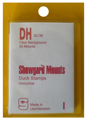 Showgard Stamp Mounts - DH 52/36 - Clear