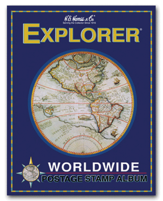 Explorer Postage Stamp Album for Beginners