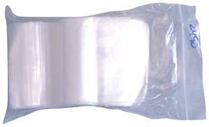 Zip Lock Bag - Write On 4x6