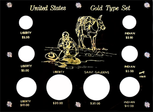 U.S. Gold Type Set  6x8