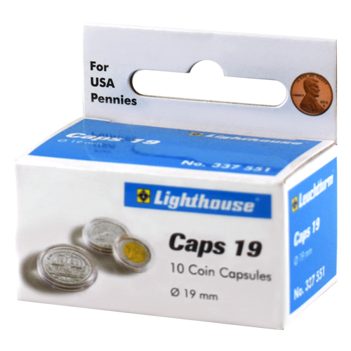 Lighthouse Coin Capsules - 19 mm