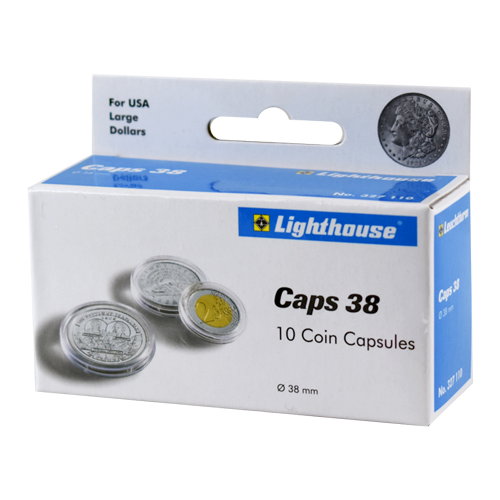 Lighthouse Coin Capsules - 38 mm