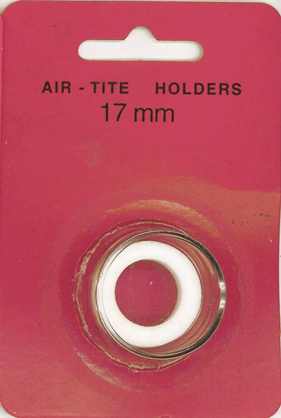 Air-Tite 17 mm Ring Fit Coin Capsule - White