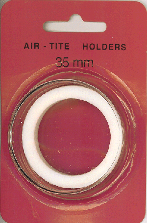 Air-Tite 35 mm Ring Fit Coin Capsule - White