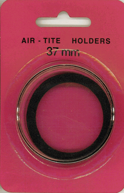 Air-tite 37 mm Ring Fit Coin Caspule - Black