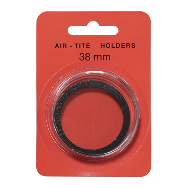 Air-tite 38 mm Ring Fit Coin Capsule - Black