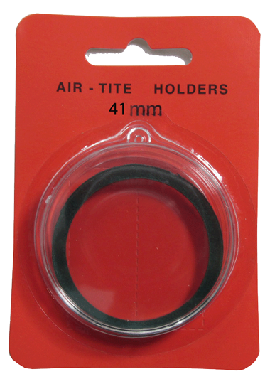 Air-tite 41 mm Ring Fit Coin Capsule w Loop - Green
