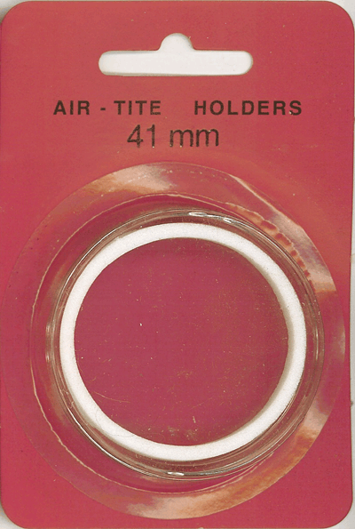 Air-tite 41 mm Ring Fit Coin Capsule - White