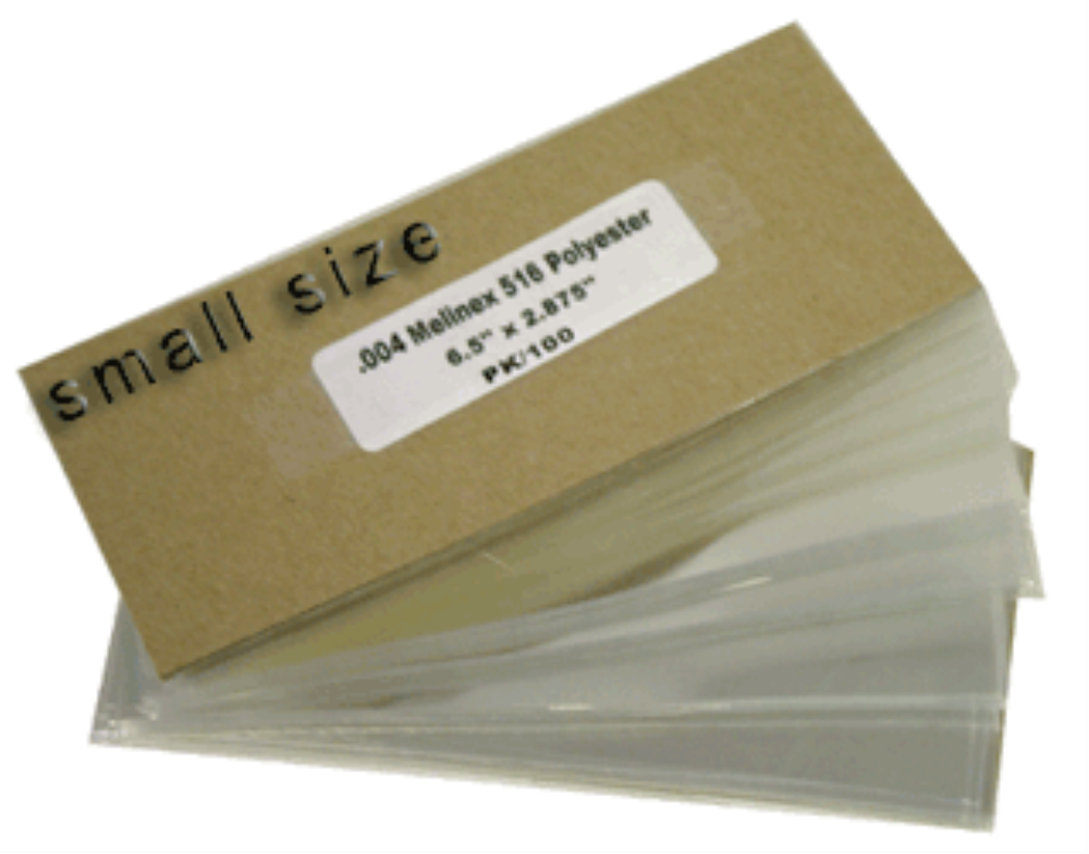 FrameACoin Melinex Small Currency Sleeves - 100 PK