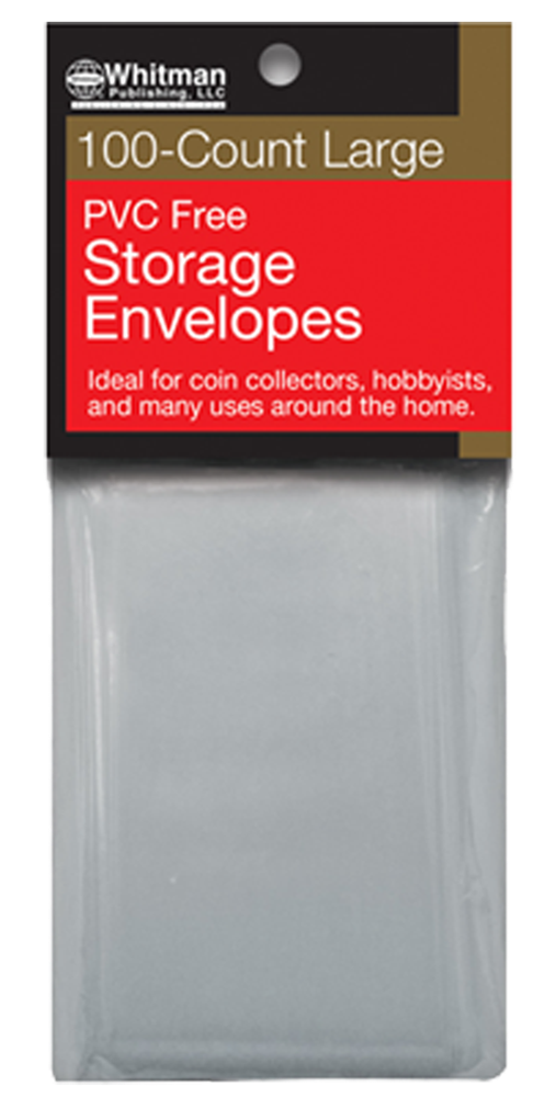 Whitman Large Poly Storage Envelopes - PVC Free