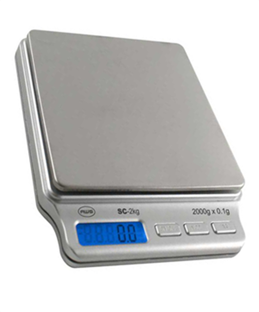 Scale Compact Digital Scale with Bowl 2KG