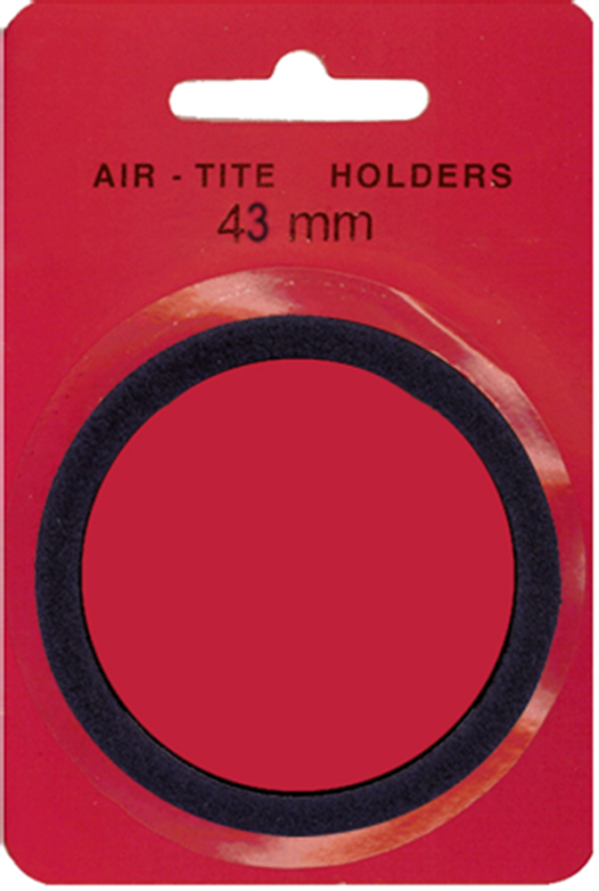 Air-tite 43 mm Ring Fit Coin Capsule - Black