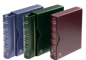 Grande Classic 3 Ring Binder w 4 ENCAPSLAB Pages - Burgundy