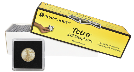 Tetra 1/4 oz American Gold Eagle Snaplocks - 25 PK