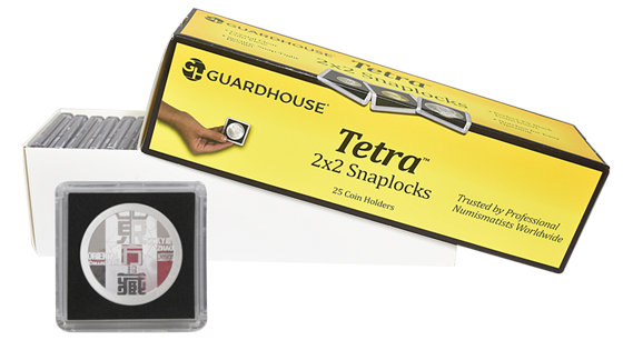 Guardhouse 1 oz Silver Round Tetra Snaplocks - 25 Pack