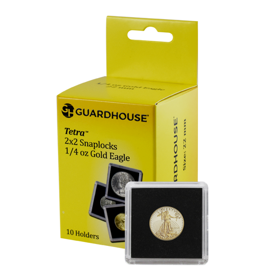 Tetra 1/4 oz American Gold Eagle Snaplocks - 10 PK
