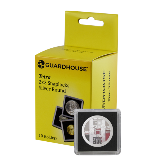 Guardhouse 1 oz Silver Round Tetra Snaplocks - 10 pack