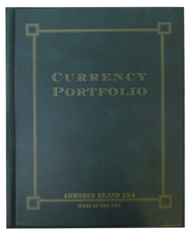 Currency Portfolio for Modern & Large Notes - Green