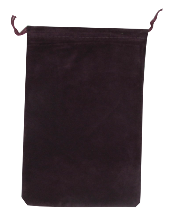 Guardhouse Maroon Velour Drawstring Pouch - 5 x 7.5