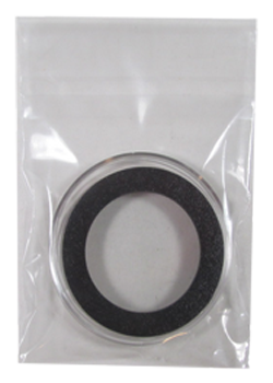 Air-Tite 34 mm Ring Fit Coin Capsule High Relief - Black
