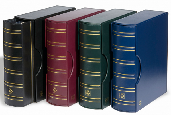 Grande G 4 Ring Binder w Slipcase - Blue