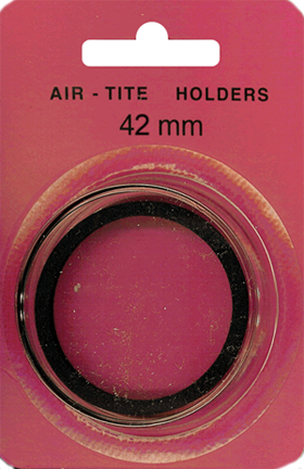 Air-tite 42 mm Ring Fit Coin Capsule - Black