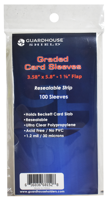 Guardhouse Resealable Shield Sleeves for Beckett Slabs