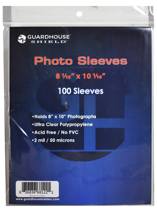 5 PACKS (100 / Pack) Standard Postcard Size Sleeves Archival Acid Free #C