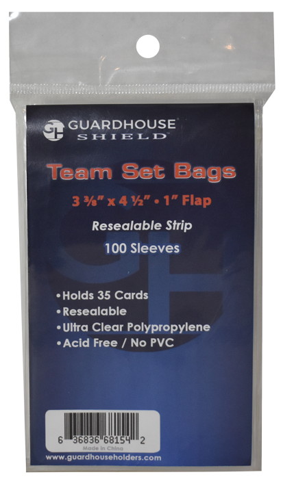 Guardhouse Resealable Shield Sleeve for Team Set Bags