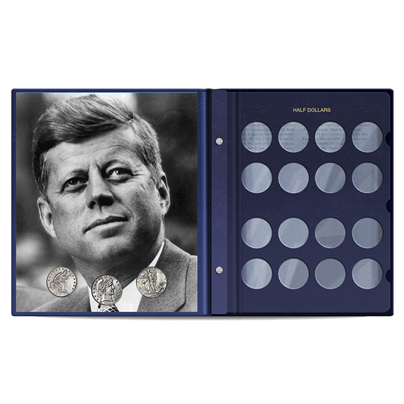 Whitman Half Dollar Album - No Dates