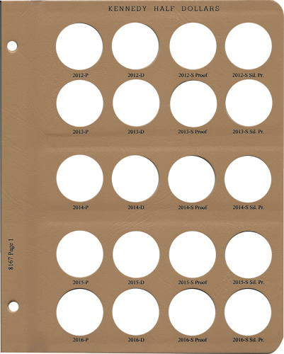 Statehood Quarters with P&D Replacement Page 3