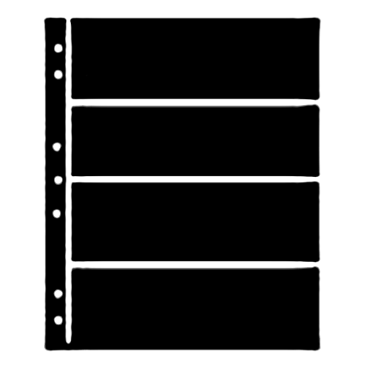 Hagner 4 Row Stock Pgs - 5 Pk