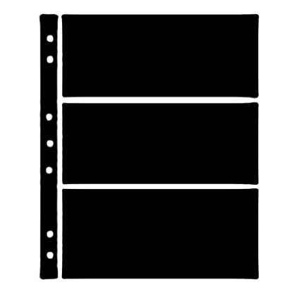 Hagner 3 Row Stock Pgs - 5 Pk