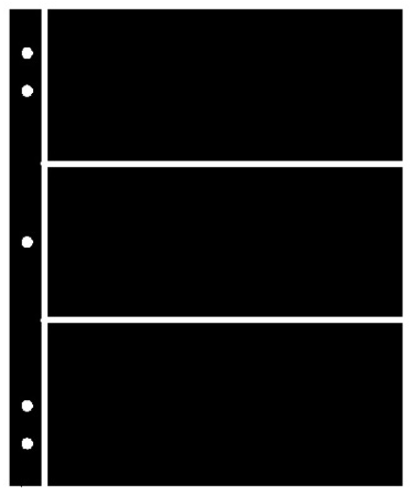 Supersafe 3 Row Stocksheets - 5 Pk