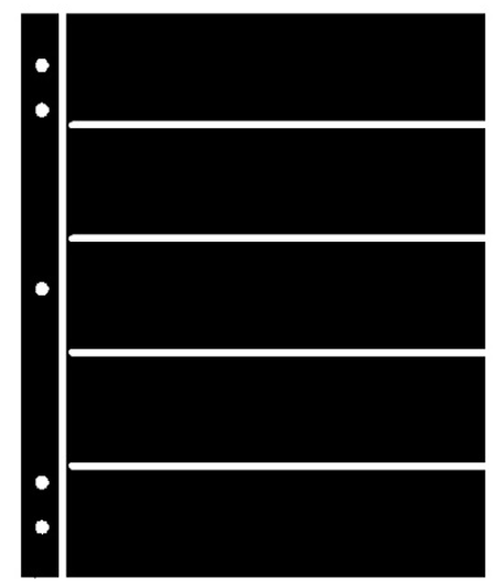 Supersafe 5 Row Stocksheets - 5 Pk