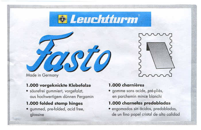 Fasto Folded Stamp Hinges