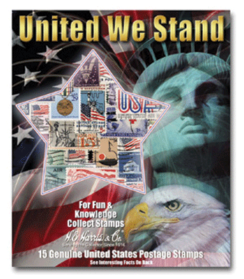 H.E. Harris Stamp Collection - United We Stand