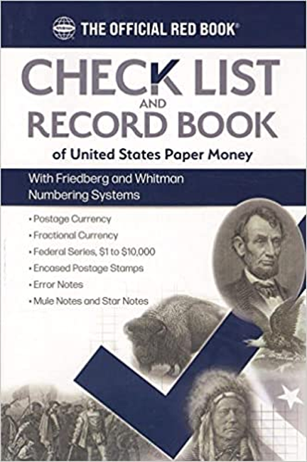 Whitman Check List and Record Book of U.S. Paper Money