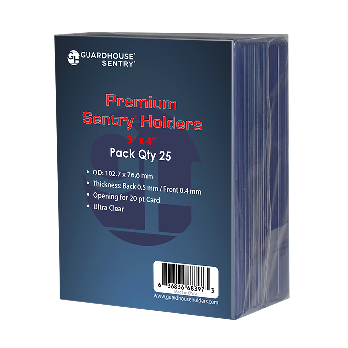 Guardhouse Sentry Premium Toploaders for 20pt Cards - 25 PK