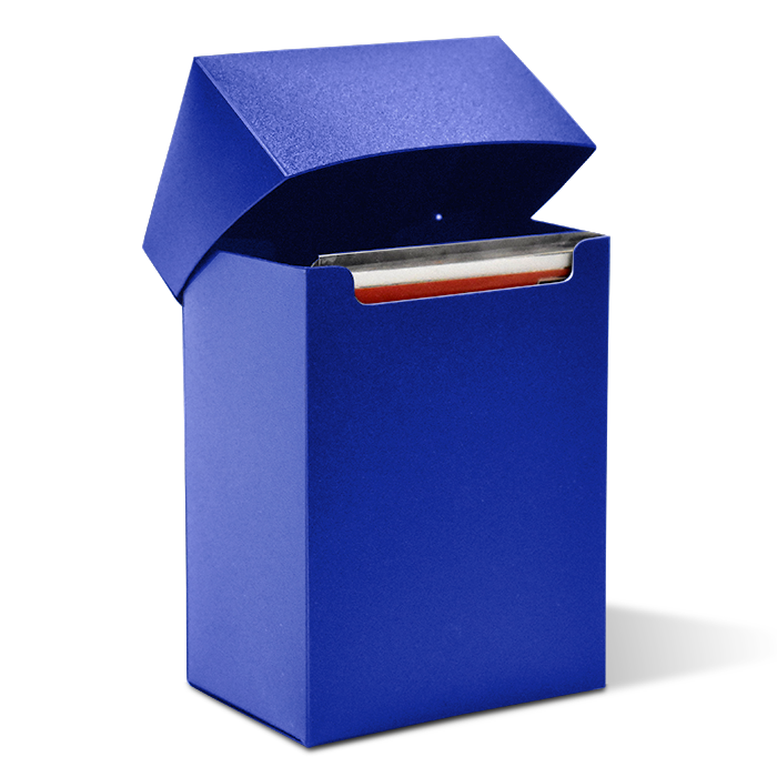 Guardhouse Flip-Top Storage Box for Trading Cards - Blue
