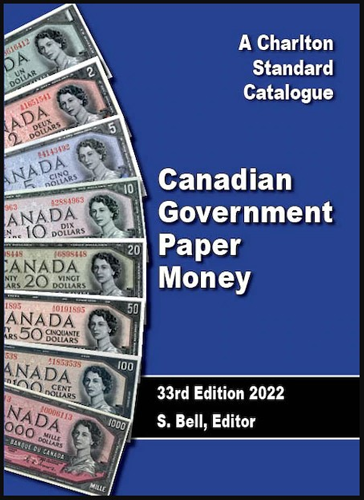 2022 Canadian Government Paper Money, 33rd Edition