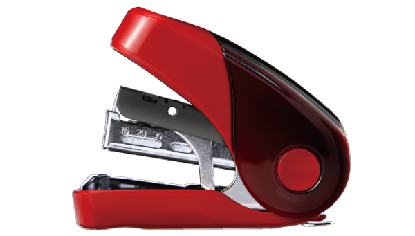 USA MAX Mini Flat Clinch Stapler - Red