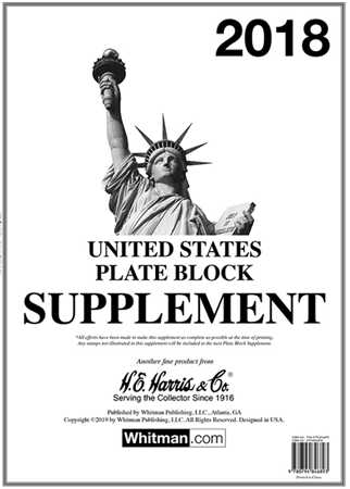 H.E. Harris 2018 United States Plate Block Supplement