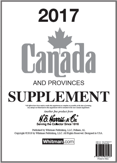 H.E. Harris 2017 Canada and Provinces Supplement