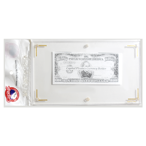 Capital Plastics Currency or Post Card Holder