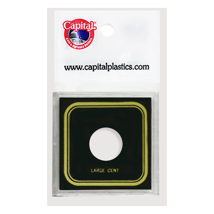 Capital Plastics Large Cent VPX Coin Holder - Black