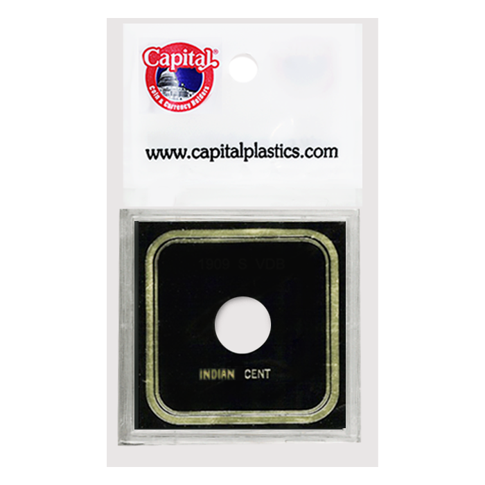 Capital Plastics VPX Coin Holder - Indian Cent